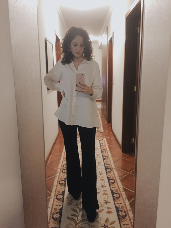 flare pants pretas