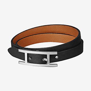 Hermes leather bracelet