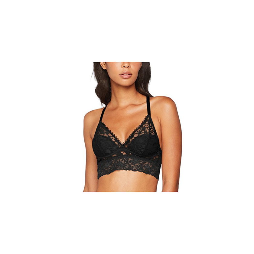 Productos Wonderbra Sexy Triangle Bralette Sujetador, Negro