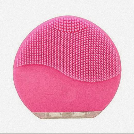 Mini electric facial cleaning massage brush