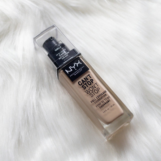Can’t Stop Won’t Stop foundation Nyx 