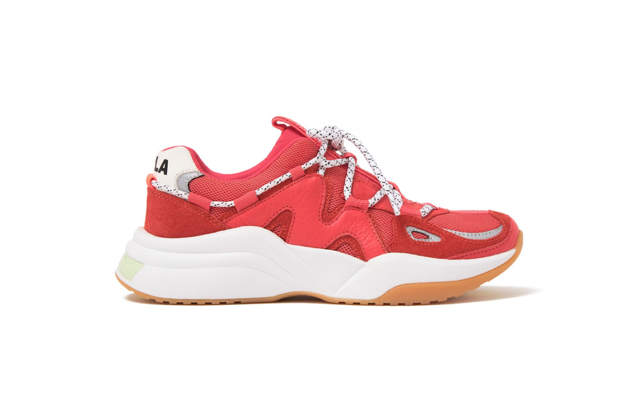 Sapatilha chunky coral