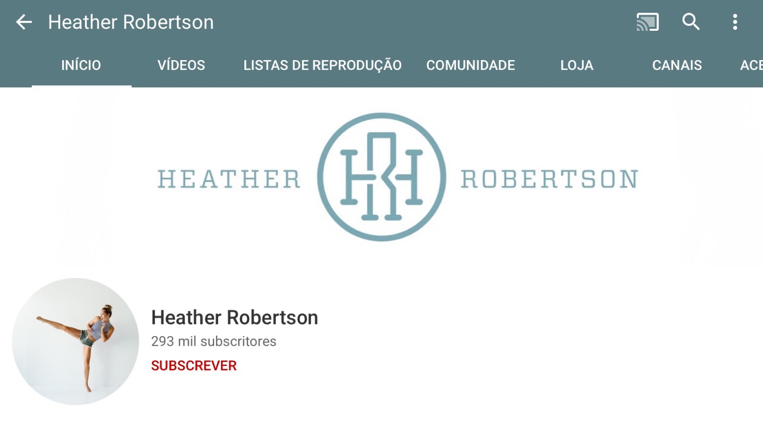 Fashion Canal de YouTube - Heather Robertson