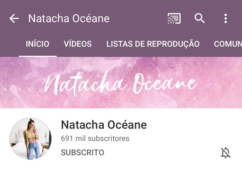 Moda Canal de YouTube - Natacha Océane