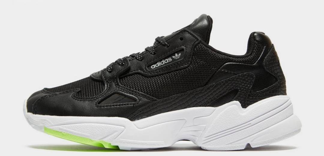 Product Adidas Falcon Black Green Detail