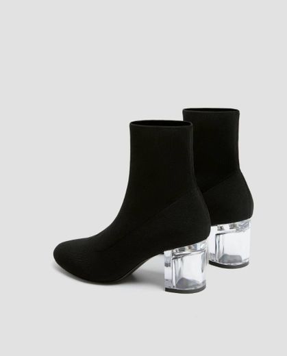 Transparent Heel Boots 