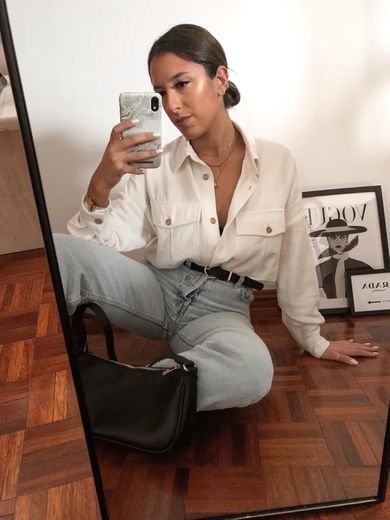 Social Camisa comprida stradivarius 