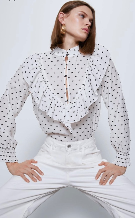 Producto Blusa Plumeti Folhos