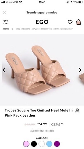 Trendy square mules