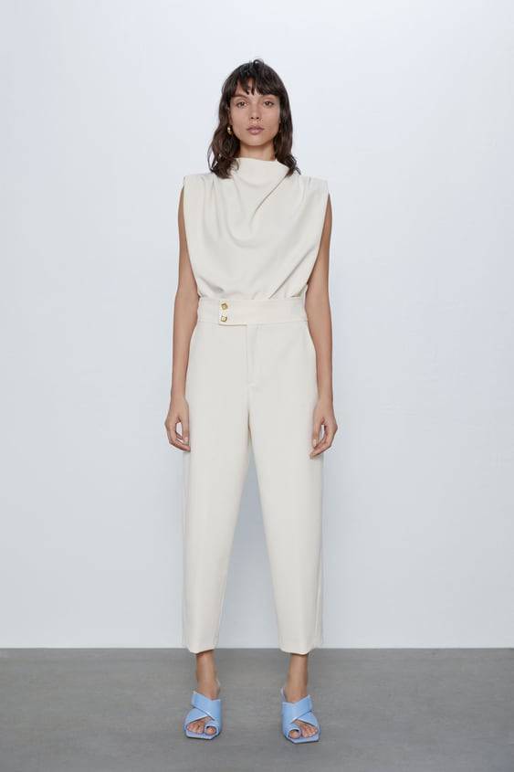 Productos White trousers High Waist