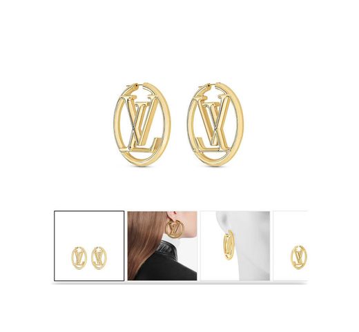 Louis Vuitton Louise Hoop earrings 