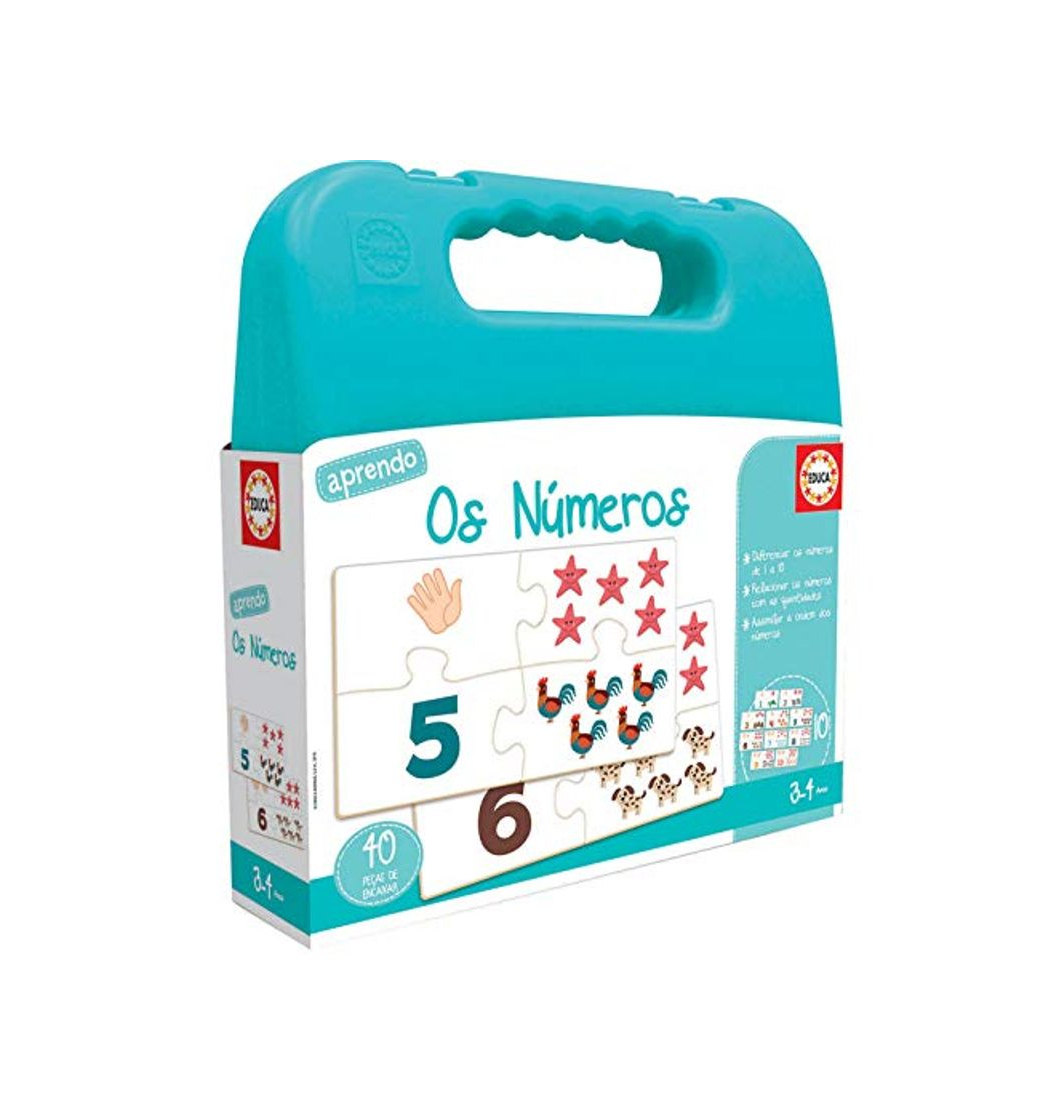 Producto Educa 18298 Mala Aprendo Os Números. Jogo Educativo para crianças.