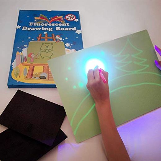 iLight - Nueva Pizarra Infantil Mágica de Dibujo con Luz - Juego