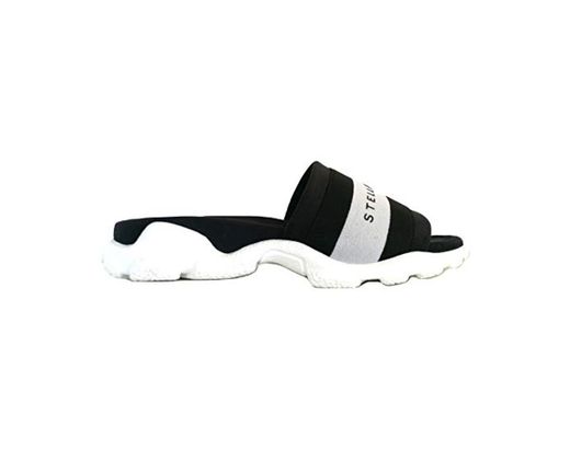 stella mc cartney - Zapatillas de Cuero para Mujer White-Black Size