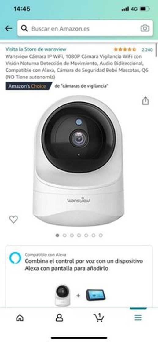 Fashion Wansview Cámara IP WiFi, 1080P Cámara Vigilancia WiFi con ...