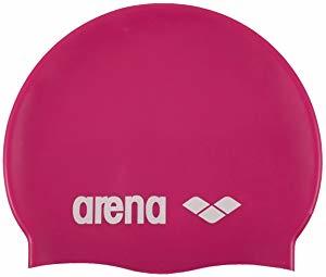 Fitness Arena Classic Gorro de Natación, Unisex Adulto, Plateado