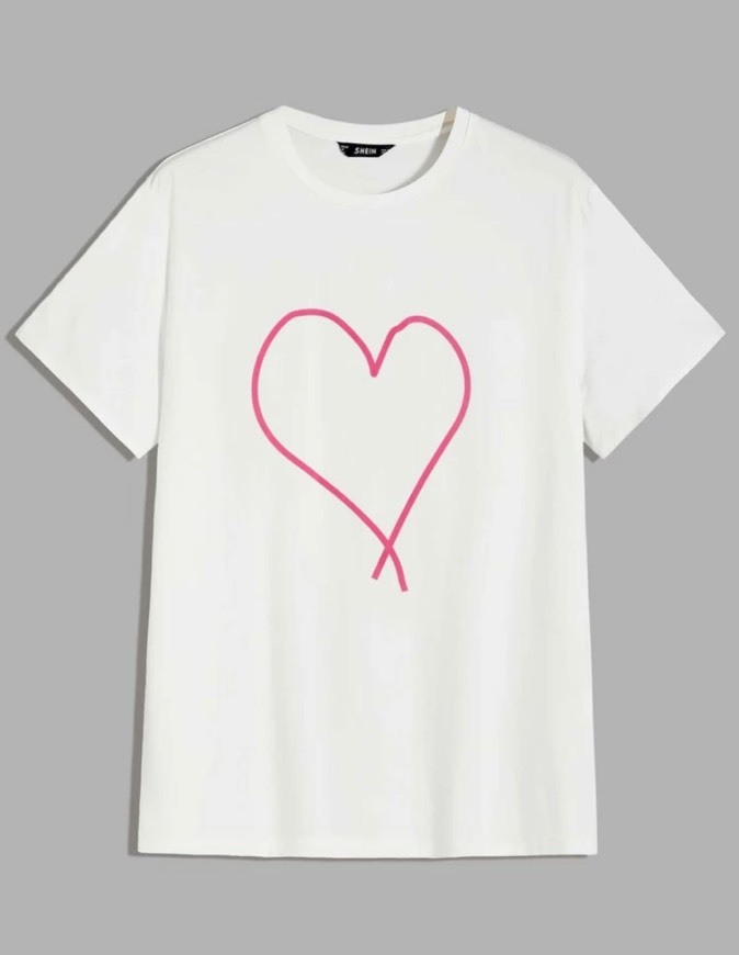 Camiseta con corazón a 10€