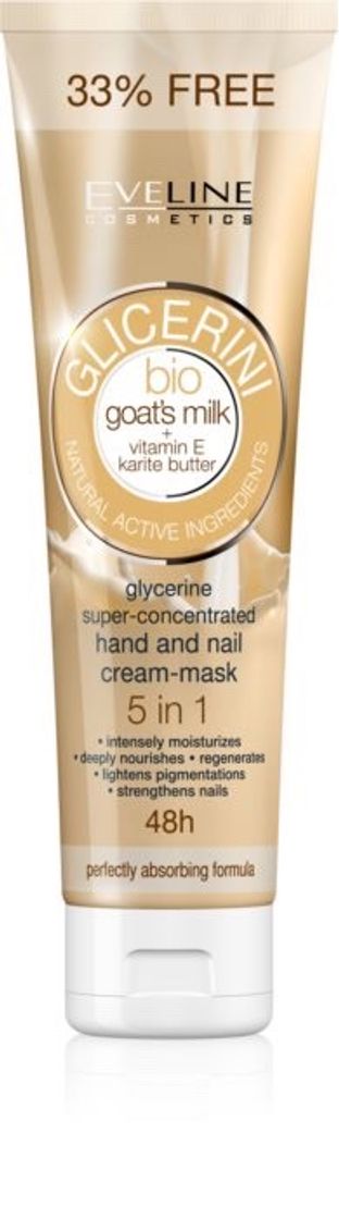 Productos Eveline Cosmetics Glycerine creme para mãos e unhas