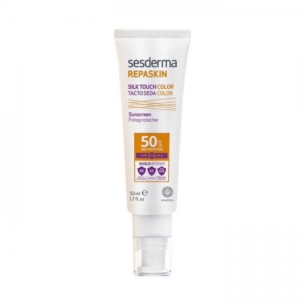 Productos Sesderma Repaskin Silk Touch Color Fotoprotetor SPF 50