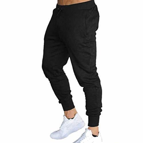 Clicks Pantalones Deportivos para Hombre Jogger Pantalones de chándal Casuales Deporte Pantalones