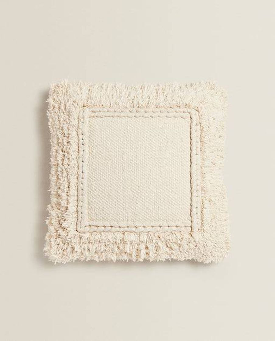 Product HOUSSE DE COUSSIN COTON FRANGES