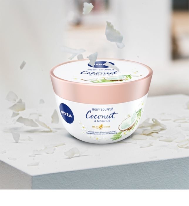 Products Nivea Coconut & Monoi Oil
soufflé corporal