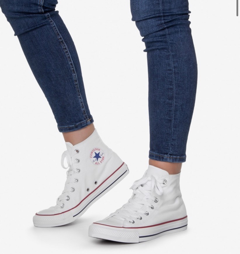 Moda All star bota branco 