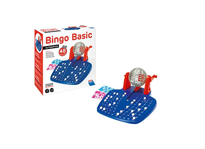 Social Falomir Bingo Automático Mesa. Juego Clásico, Multicolor, 28 x 29 x 11