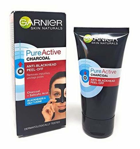Garnier Pure Active CHARCOAL Anti-Blackhead Peel-Off Negro cepillo de cabello