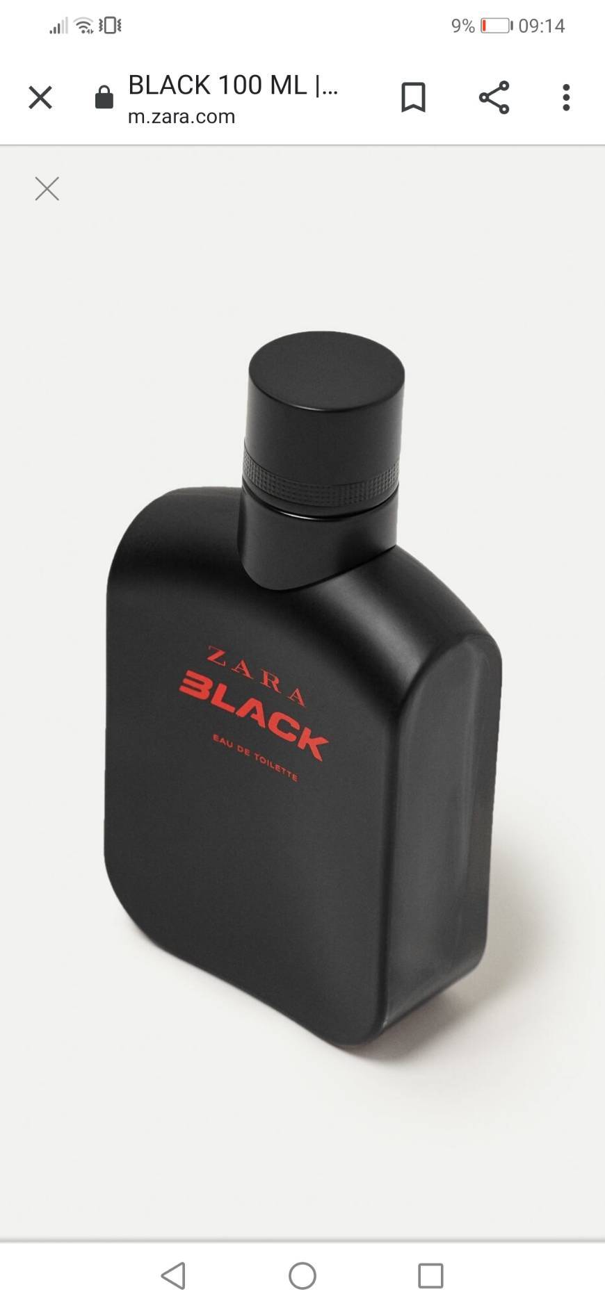 Fashion Perfume Zara black 