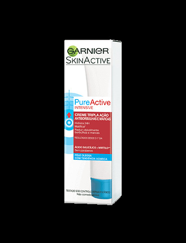 Producto Pure active Creme Tripla Ação