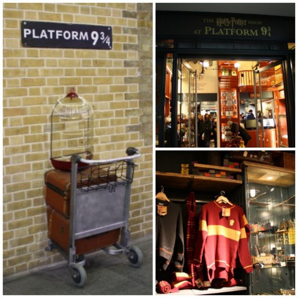 Place The Harry Potter Shop at Platform 9¾
