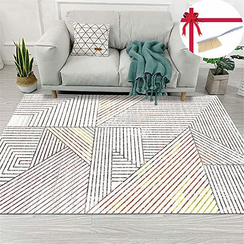 Social Ryhua Alfombra Regional Moda Personalidad geométrica Alfombra Alfombra Minimalista Moderna Cepillo de