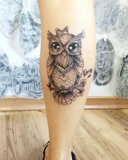 Tatuagem de Coruja 💫 🦉 