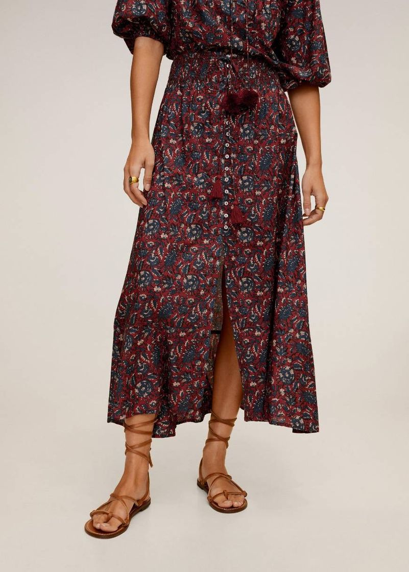 Social Saia estampado floral - Mulher