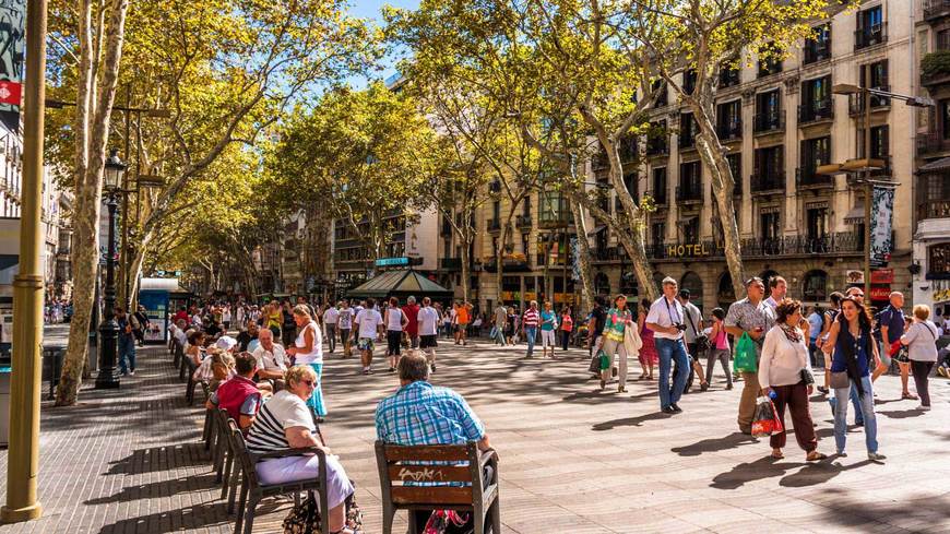 Lugar Ramblas Barcelona