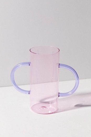Sophie Lou Jacobsen Dual Handle Glass Vase