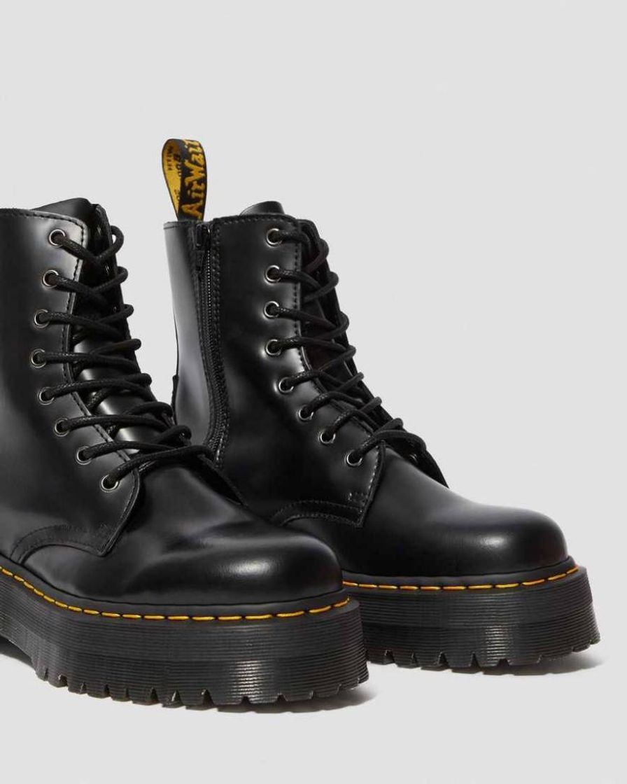 Lugares Dr. Martens Jadon Black Polished Smooth