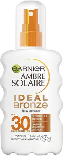 Garnier Ambre Solaire Ideal Bronze SPF30-200ML - Zonnebrandspray aerosol de protección solar