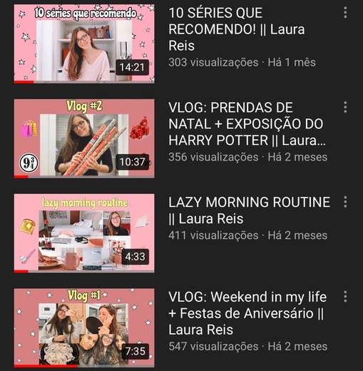 Laura Reis youtube