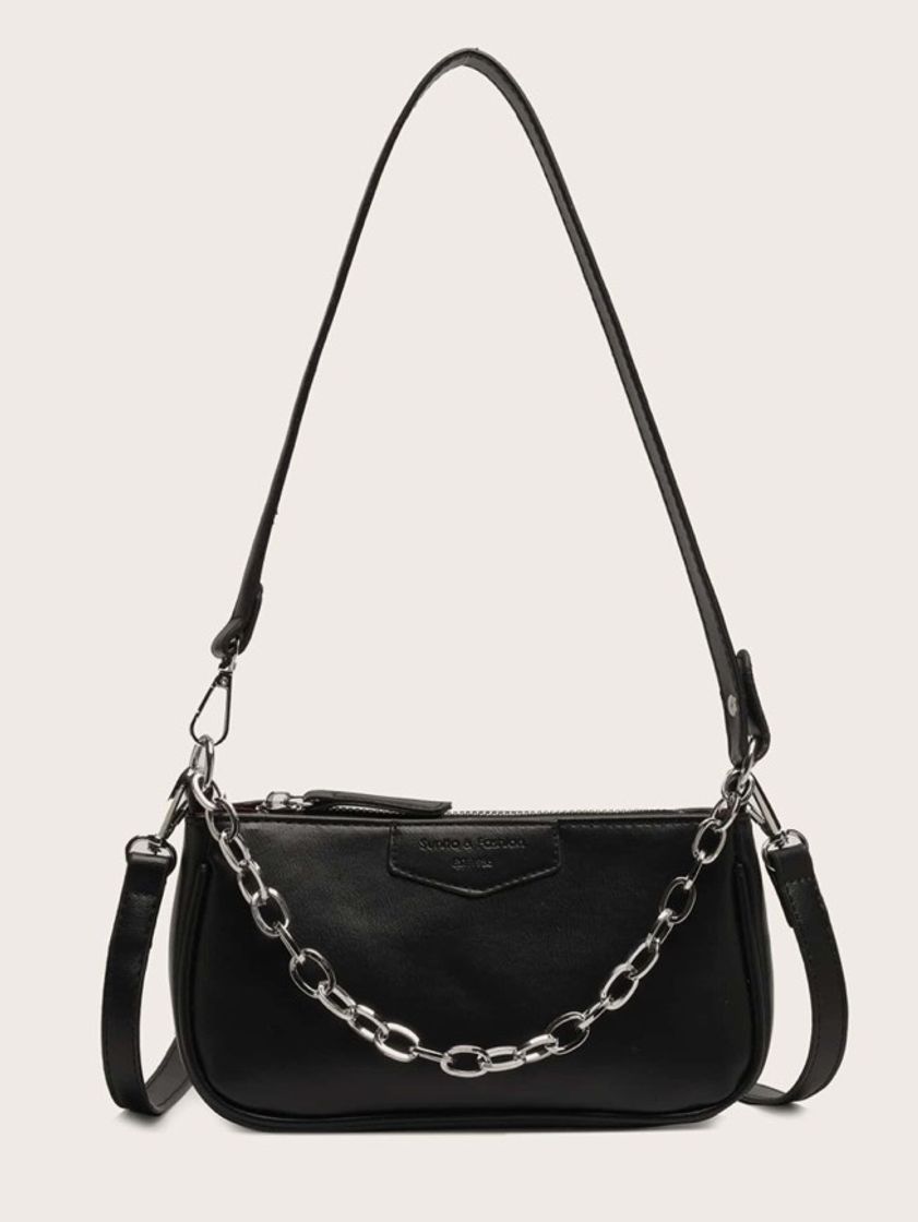 Products Bolso baguette negro