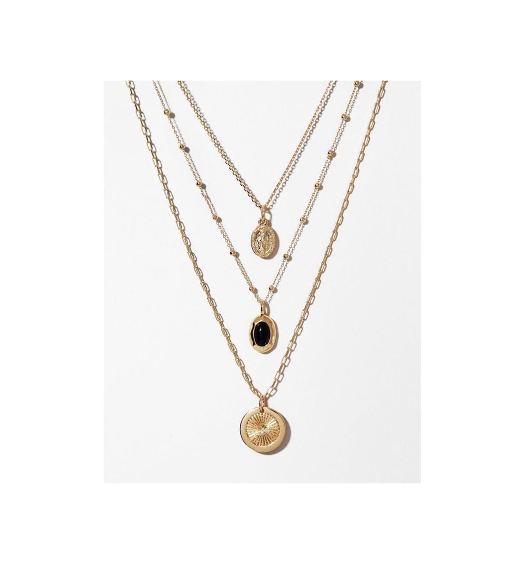 Fashion Onyx Layered Necklaces