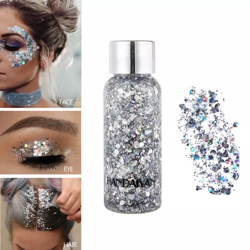 Productos Glitter plateado