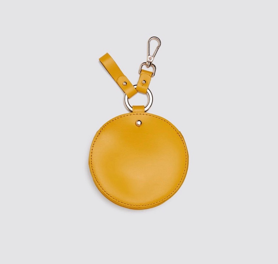 Social Monedero polipiel amarillo