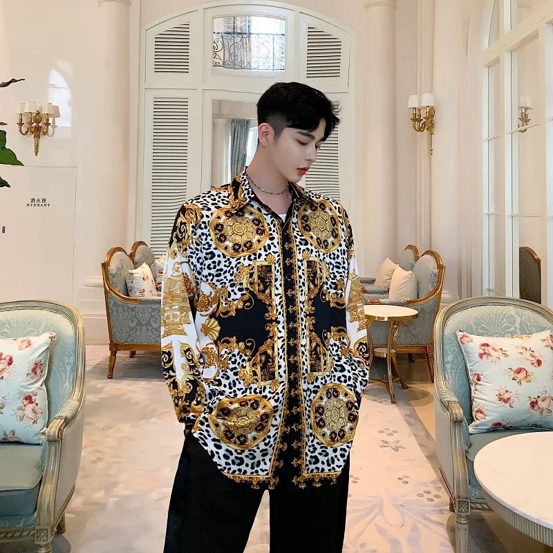 Camisa estilo Versace