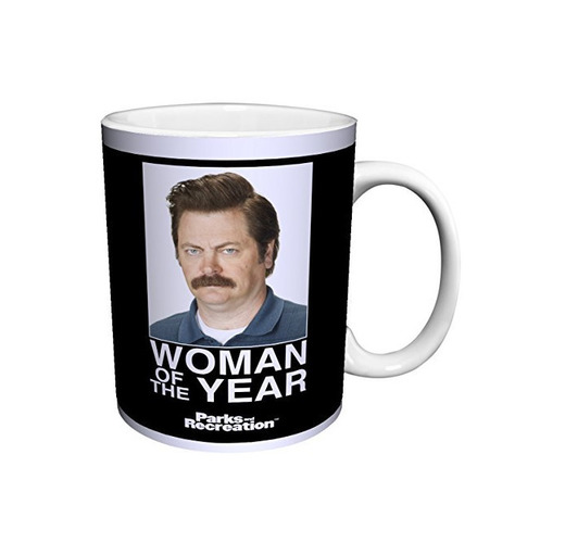 Mensuk Parks and Recreation Ron Swanson Woman of the Year Workplace Comedy