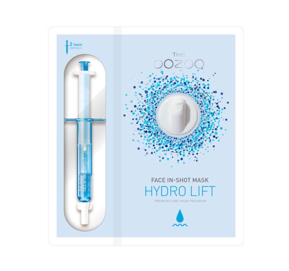 Fashion OOZOO
Face In-Shot Mask Hydro Lift
Máscara facial