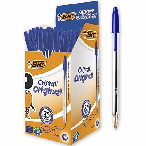 BIC Cristal - Bolígrafo de punta redonda