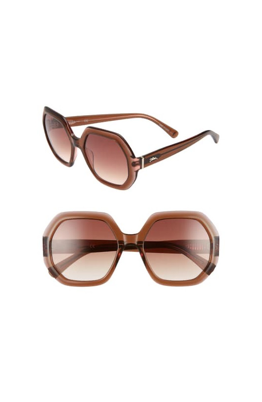 Producto LONGCHAMP Heritage 55mm Gradient Lens Geometric 