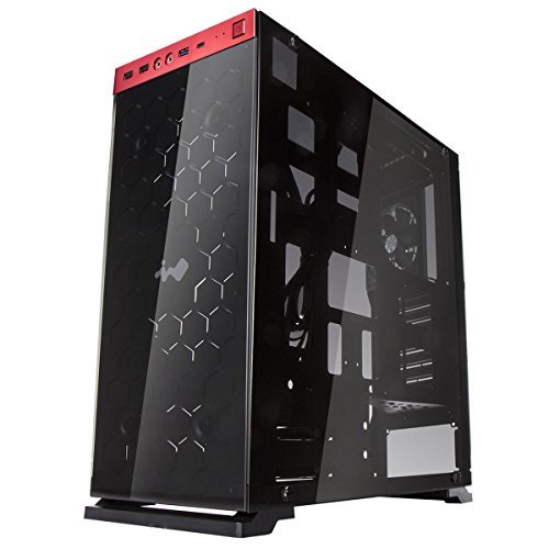 Places In Win 805C Midi-Tower Negro, Rojo - Caja de Ordenador